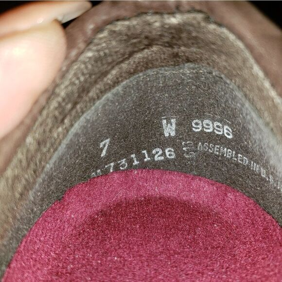 Munro Brown Leather Maryjane Shoes - Picture 8 of 8